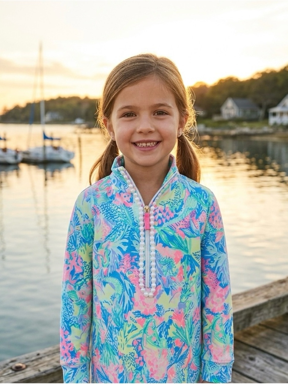 Kids Multicolor Floral jacket